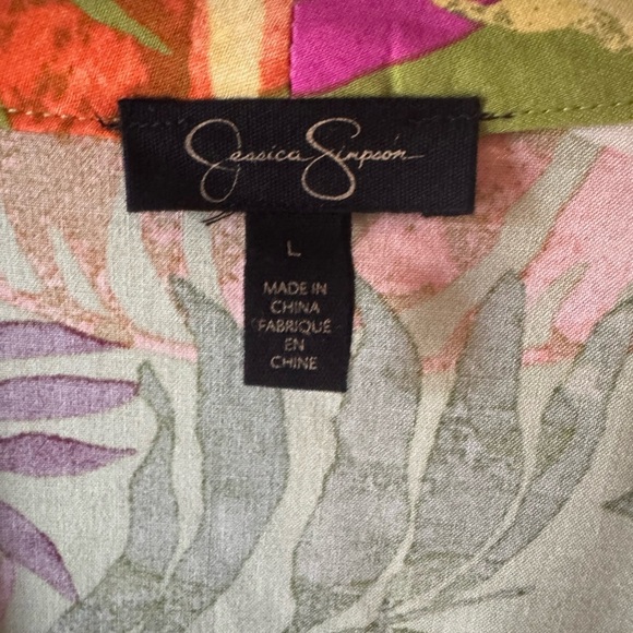 Jessica Simpson Pickled Pepper Kimono with Floral Design - Picture 6 of 6